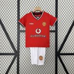 Man Utd 2000/2001 Home Kids Jersey