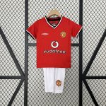 Man Utd 2000/2001 Home Kids Jersey - 图片 3