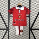 Man Utd 1996/97 Home Kids Jersey
