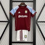 Aston Villa 25/26 Home Kids Jersey
