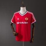 Retro 83/84 Manchester United Home Jersey S-XXL