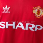 Retro 83/84 Manchester United Home Jersey S-XXL - 图片 5