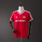 Retro 83/84 Manchester United Home Jersey S-XXL - 图片 8