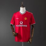 Retro 2000/2001 Manchester United Home Jersey S-XXL
