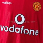 Retro 2000/2001 Manchester United Home Jersey S-XXL - 图片 5