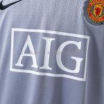 Man Utd 2007 Goalkeeper Grey Retro Jersey - 图片 5