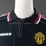 Retro 1998-1999 Manchester United Black Jersey - 图片 6