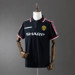 Retro 1998-1999 Manchester United Black Jersey - 图片 8