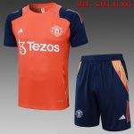 Manchester United 24-25 Orange Short Sleeve Training Shirt