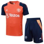 Manchester United 24-25 Orange Short Sleeve Training Shirt - 图片 8