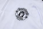 Manchester United White Half-Zip Jacket - 图片 6
