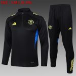 Manchester United Black Half-Zip Jacket