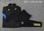 Manchester United Black Half-Zip Jacket - 图片 2