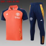 Manchester United 24/25 Polo Shirt Orange