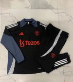 Manchester United 24/25 Black Half-Zip Jacket - 图片 9