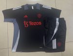 Manchester United 24-25 Black Short Sleeve Training Shirt - 图片 9