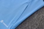 Man Utd Light Blue Long Zipper Jacket - 图片 4