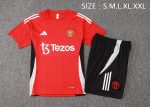 Manchester United 24-25 Red Short Sleeve Training Shirt - 图片 2