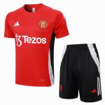 Manchester United 24-25 Red Short Sleeve Training Shirt - 图片 8