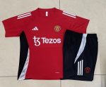 Manchester United 24-25 Red Short Sleeve Training Shirt - 图片 9