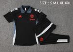 Manchester United 24-25 Polo Shirt Black - 图片 2