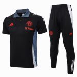 Manchester United 24-25 Polo Shirt Black - 图片 8