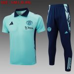 Manchester United 24/25 Polo Shirt Light Green