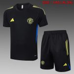 Manchester United Black Short Sleeve Training T-Shirt