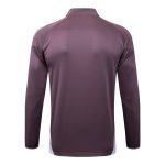 Manchester United 25/26 Half Zip Jacket Grey Purple - 图片 7