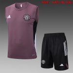 Manchester United 25/26 Vest Grey Purple