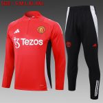 Manchester United 24-25 Red Half-Zip Jacket