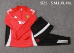 Manchester United 24-25 Red Half-Zip Jacket - 图片 2