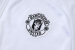 Manchester United White Long Zipper Jacket - 图片 6
