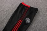 Manchester United Black (Red Trim) Long Zip Jacket - 图片 3