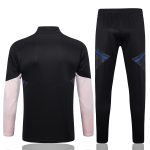 Man Utd Black White Sleeve Half-Zip Jacket - 图片 7