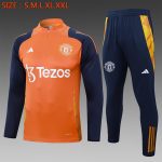 Manchester United 24/25 Orange Half-Zip Jacket