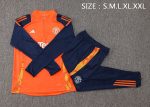 Manchester United 24/25 Orange Half-Zip Jacket - 图片 2