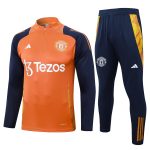 Manchester United 24/25 Orange Half-Zip Jacket - 图片 8