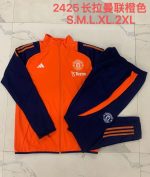 Manchester United 24/25 Orange Long Zip Jacket - 图片 9