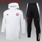 Manchester United 24/25 White Cotton Jacket - 图片 2