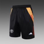Manchester United 24-25 Black Red Splatter Short Sleeve Training Set - 图片 7