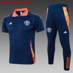 Manchester United 24/25 Polo Shirt Navy Blue
