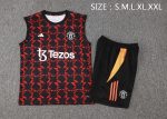 Manchester United 24/25 Black Red Splatter Vest - 图片 2