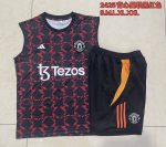 Manchester United 24/25 Black Red Splatter Vest - 图片 9