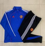 Manchester United 25/26 Semi-Zip Jacket Retro Edition Colorful Blue - 图片 9