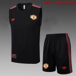 Manchester United Black Retro Vest