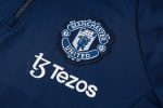Manchester United 24/25 Half-Zip Hoodie Navy Blue - 图片 7
