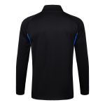 Manchester United Black Long Zip Jacket with Green Logo - 图片 8