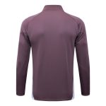 Manchester United 25/26 Long Zipper Jacket Grey Purple - 图片 7