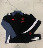 Manchester United 24/25 Black Kids Long Zipper Jacket - 图片 4